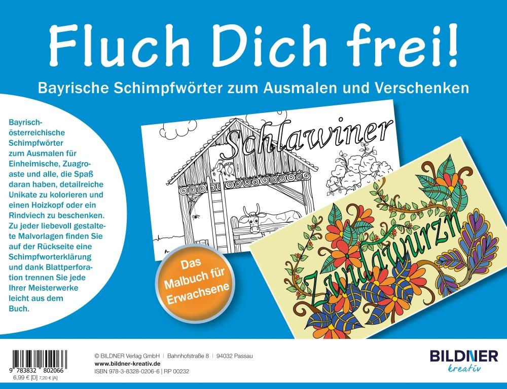 Das Malbuch für Erwachsene: Fluch Dich frei | -
