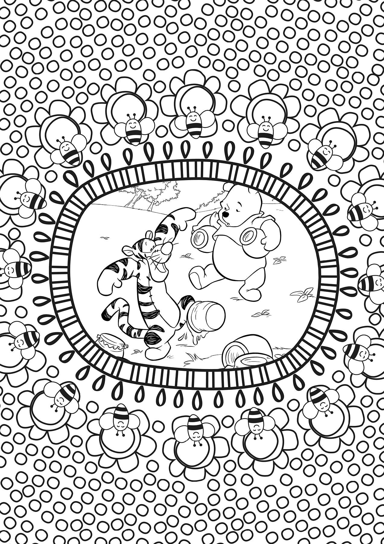 Disney Winnie Puuh: Malblock | -