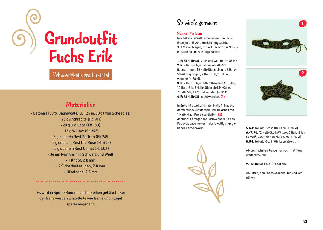 Ella, Eddie & Erik: drei Häkelfreunde - ein Kleiderschrank | Urbanneck, Linda