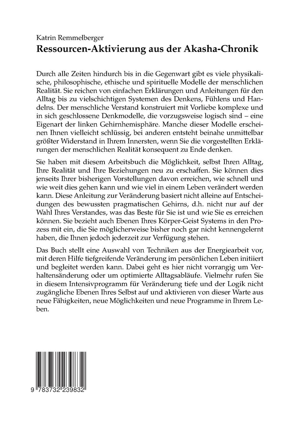 Ressourcen-Aktivierung aus der Akasha-Chronik | Remmelberger, Katrin