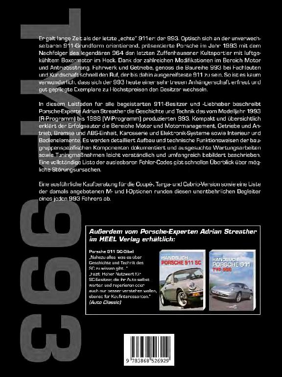 Handbuch 911 Typ 993 | Streather, Adrian