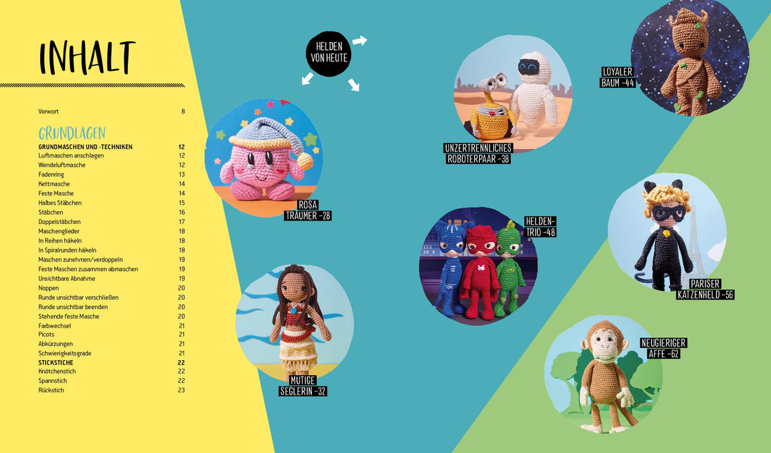 Helden der Kindheit - Das Häkelbuch - Band 6 | Borges, Inga | Urbanneck, Linda