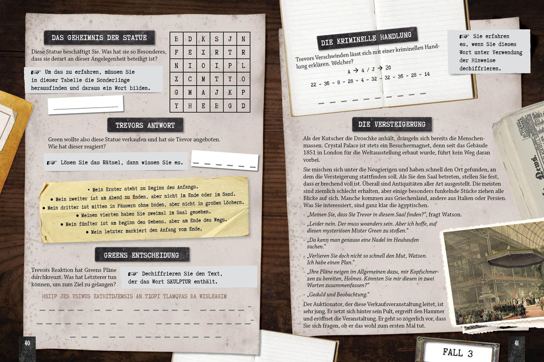 Detective Games - Löse die Fälle! | Guichard, Pascal | Lecreux, Michèle | Ro...