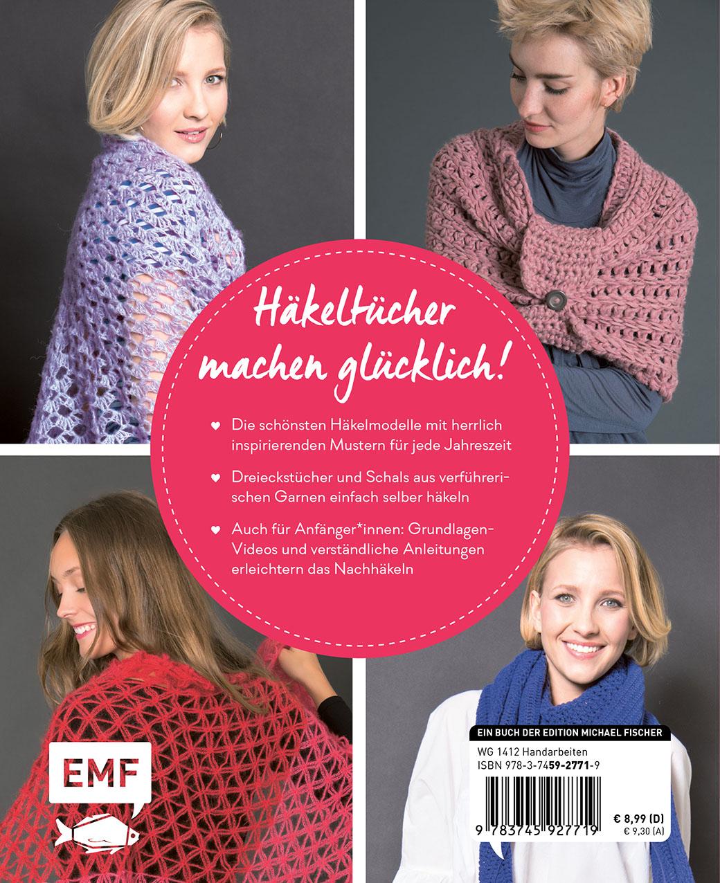 Häkeln kompakt - Tücher häkeln. Mit Video-Anleitungen zu allen Grundtechnike...