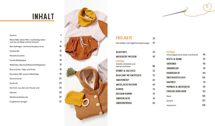 Hej. Babymode - Erstausstattung im Skandi-Look nähen | JULESNaht