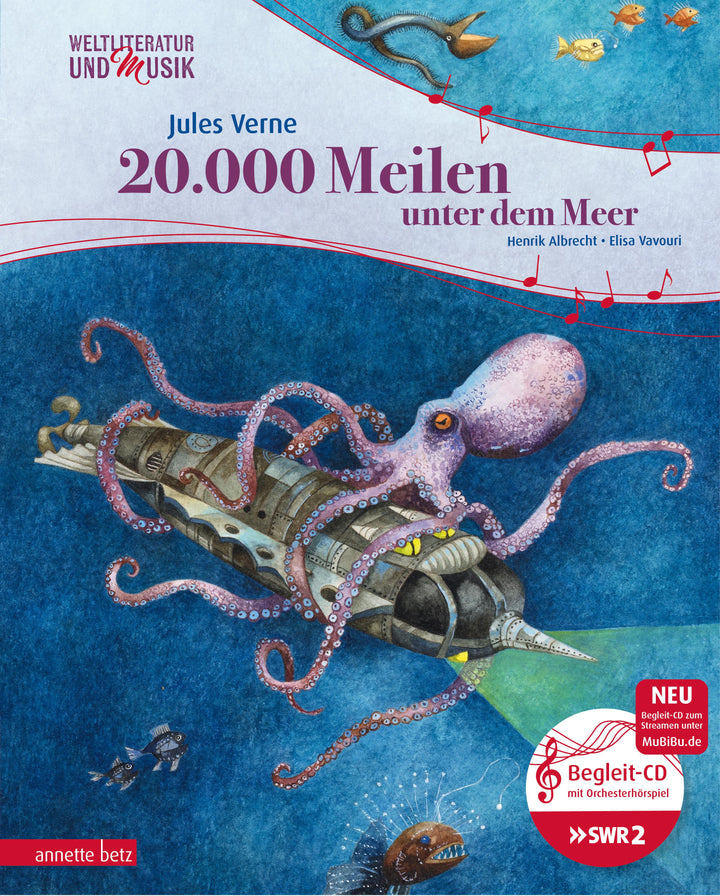20.000 Meilen unter dem Meer (Weltliteratur und Musik mit CD) | Verne, Jules...