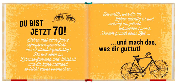 70 werden ist unfassbar genial! | -