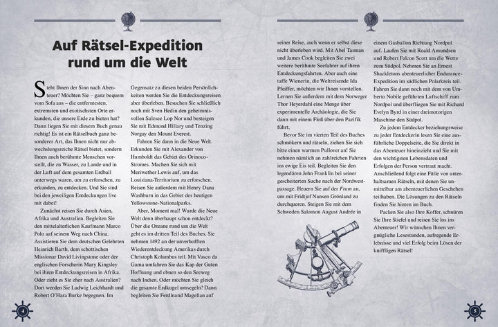 Logikrätsel Die großen Entdecker | Kiefer, Philip