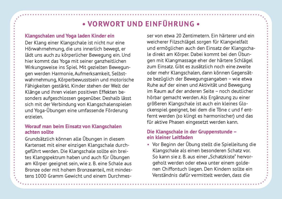 30 Klang-Yoga-Bildkarten | Mescher, Nadine