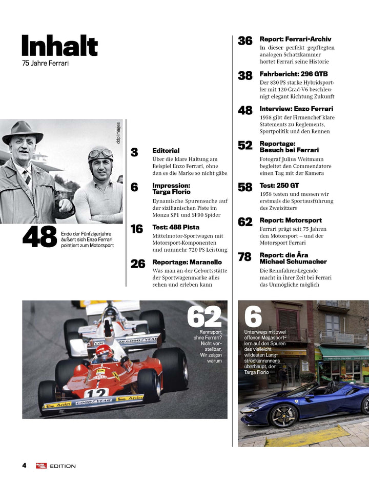 auto motor und sport Edition - 75 Jahre Ferrari | -