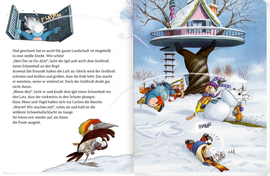 Der Grolltroll - Schöne Bescherung! (Pappbilderbuch) | Speulhof, Barbara van den