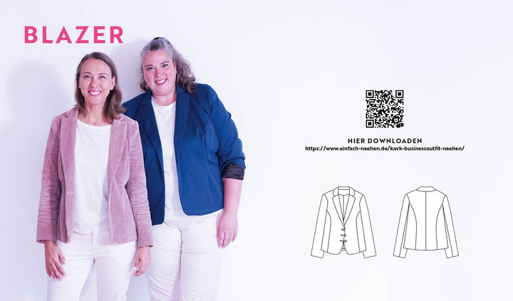 Keine Angst vor Klamotte - Casual Business-Outfit nähen von Anna Einfach näh...