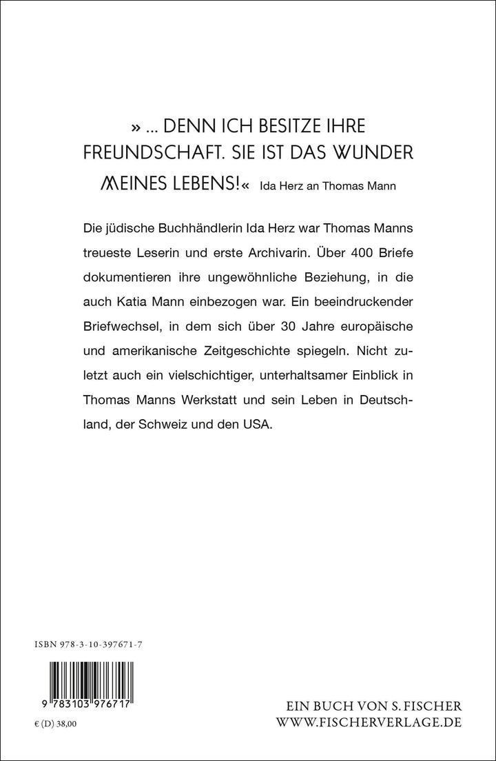 'Liebes Fräulein Herz' | Mann, Thomas | Mann, Katia