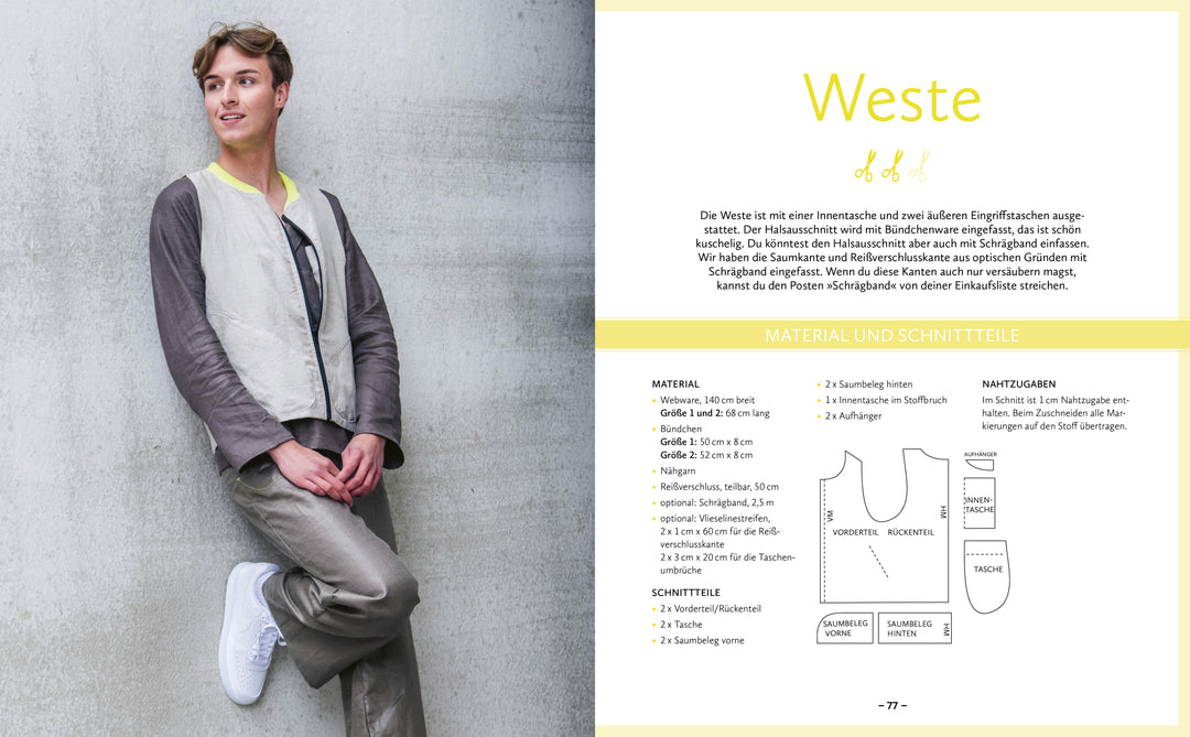 Zero Waste Nähen. 25 Schnittmuster - Zuschnitt ohne Stoffreste | Kroth, Stefanie