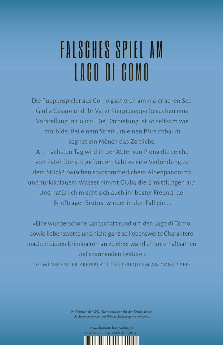 Letztes Gebet am Comer See | Bernardi, Clara