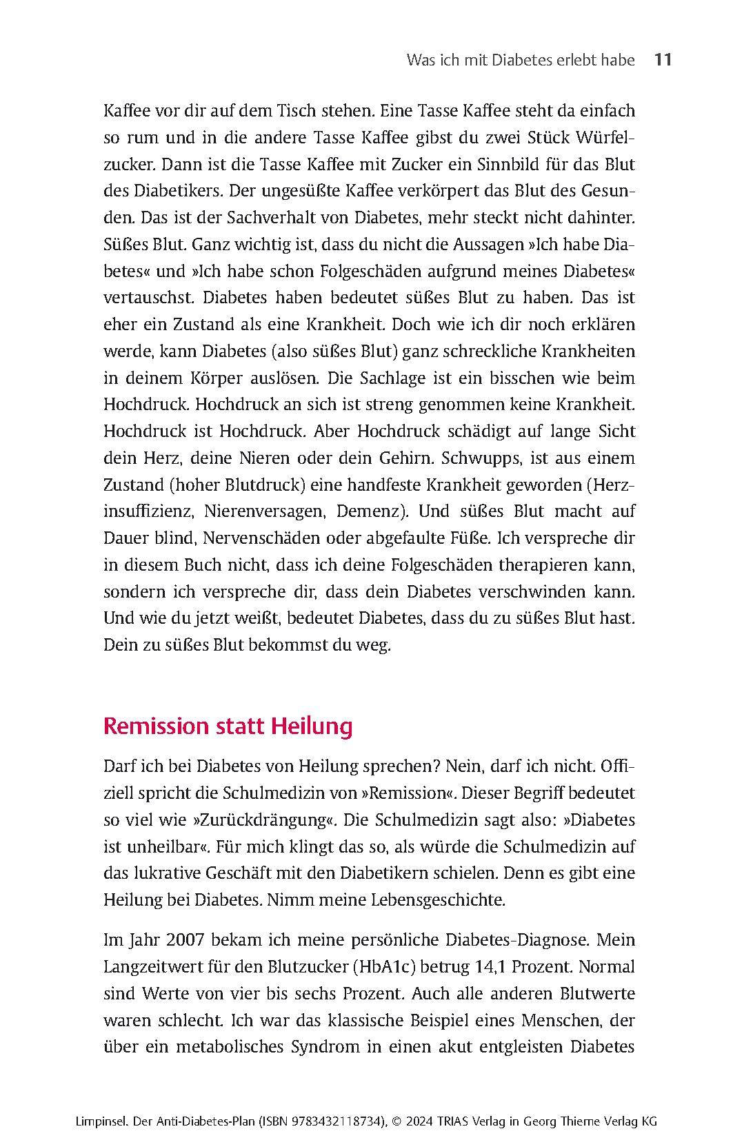 Der Anti-Diabetes-Plan | Limpinsel, Rainer