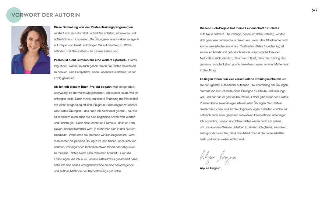 15 Minuten Pilates für jeden Tag | Ungaro, Alycea