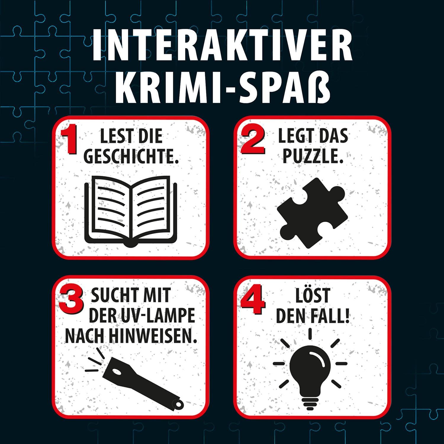 Krimi-Puzzle: Die drei ??? - Das Echo der Finsternis | -