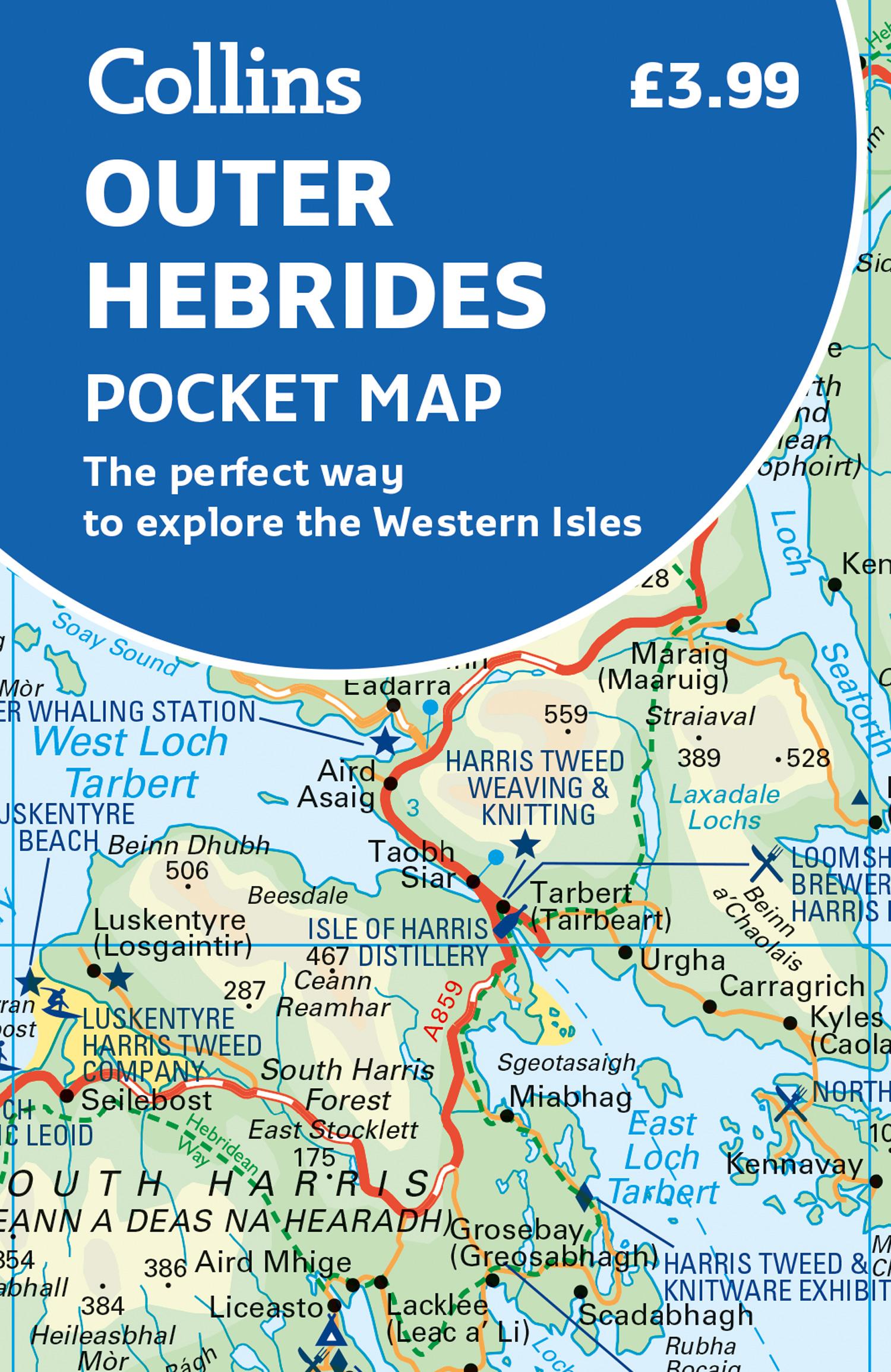 Outer Hebrides Pocket Map | Collins Maps