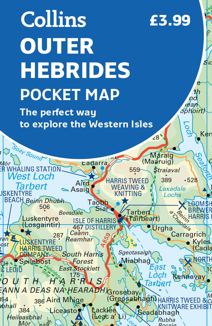 Outer Hebrides Pocket Map | Collins Maps
