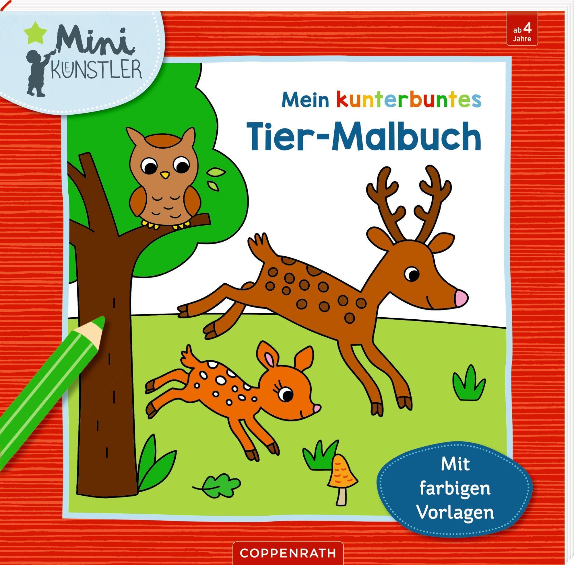Mein kunterbuntes Tier-Malbuch | -