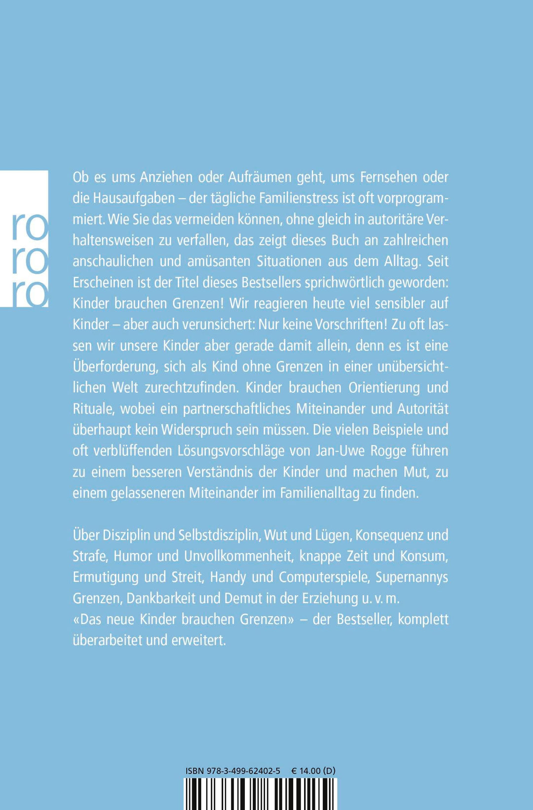 Das neue Kinder brauchen Grenzen | Rogge, Jan-Uwe