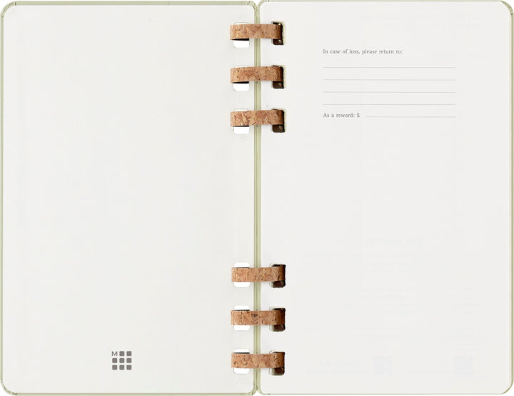 Moleskine 12 Monate Studienplaner mit Spiralbindung 2026, L/A5, Fester Einba...