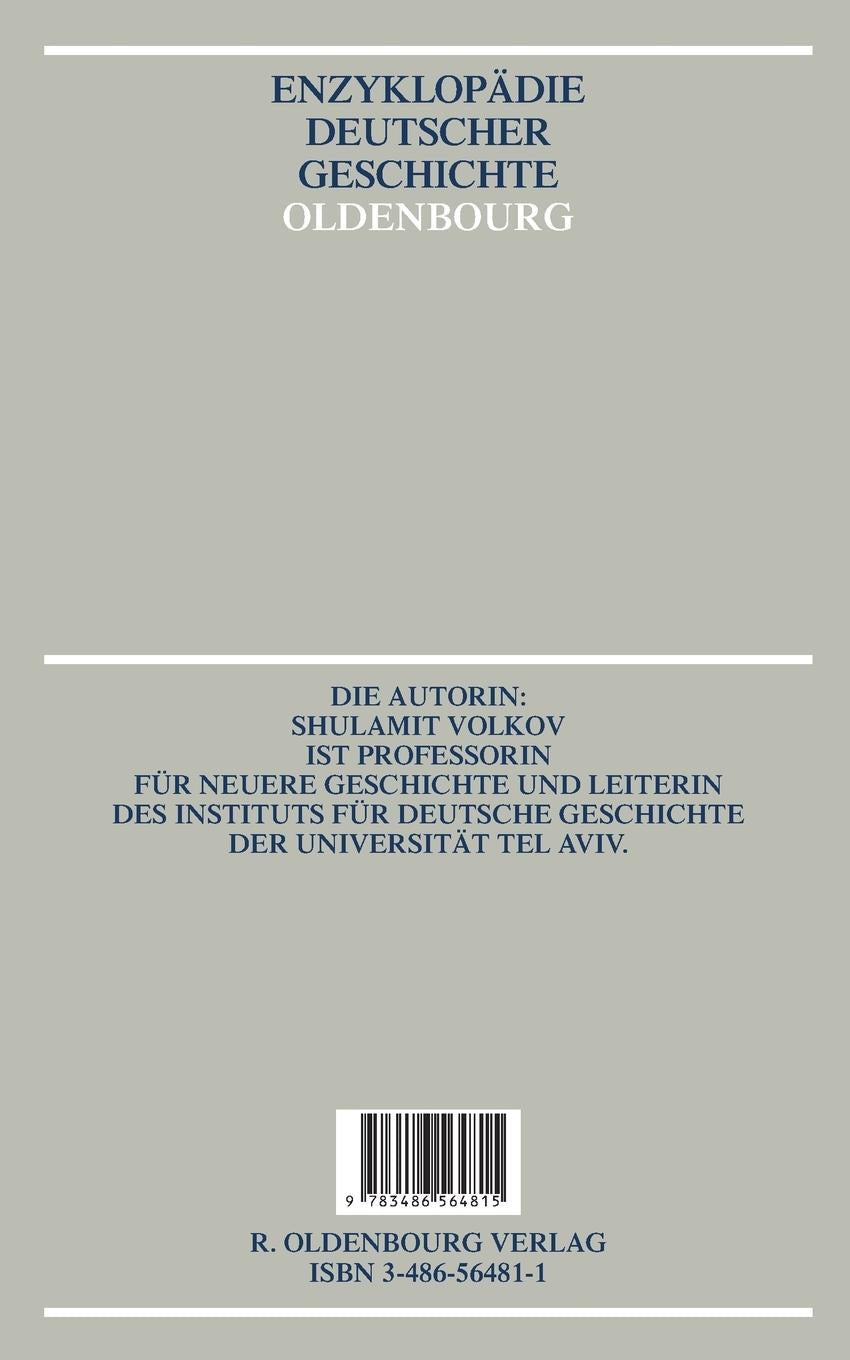 Die Juden in Deutschland 1780-1918 | Volkov, Shulamit