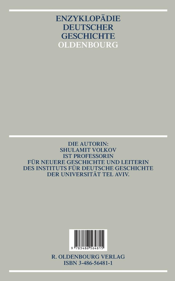 Die Juden in Deutschland 1780-1918 | Volkov, Shulamit
