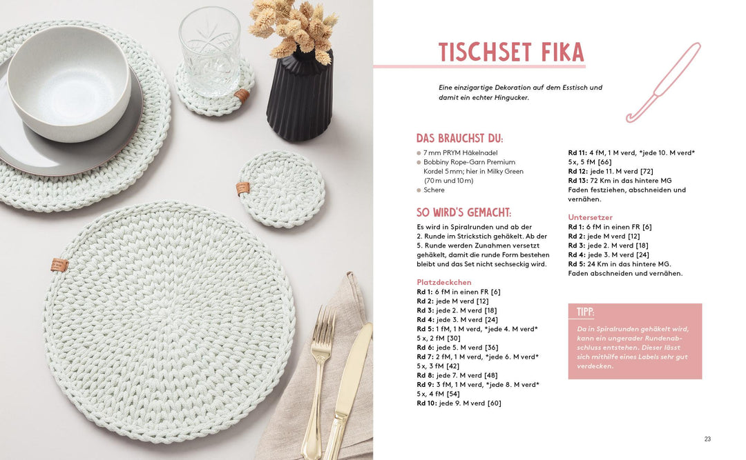 Hej. Mit Rope-Garn häkeln super easy | Nar, Natalie