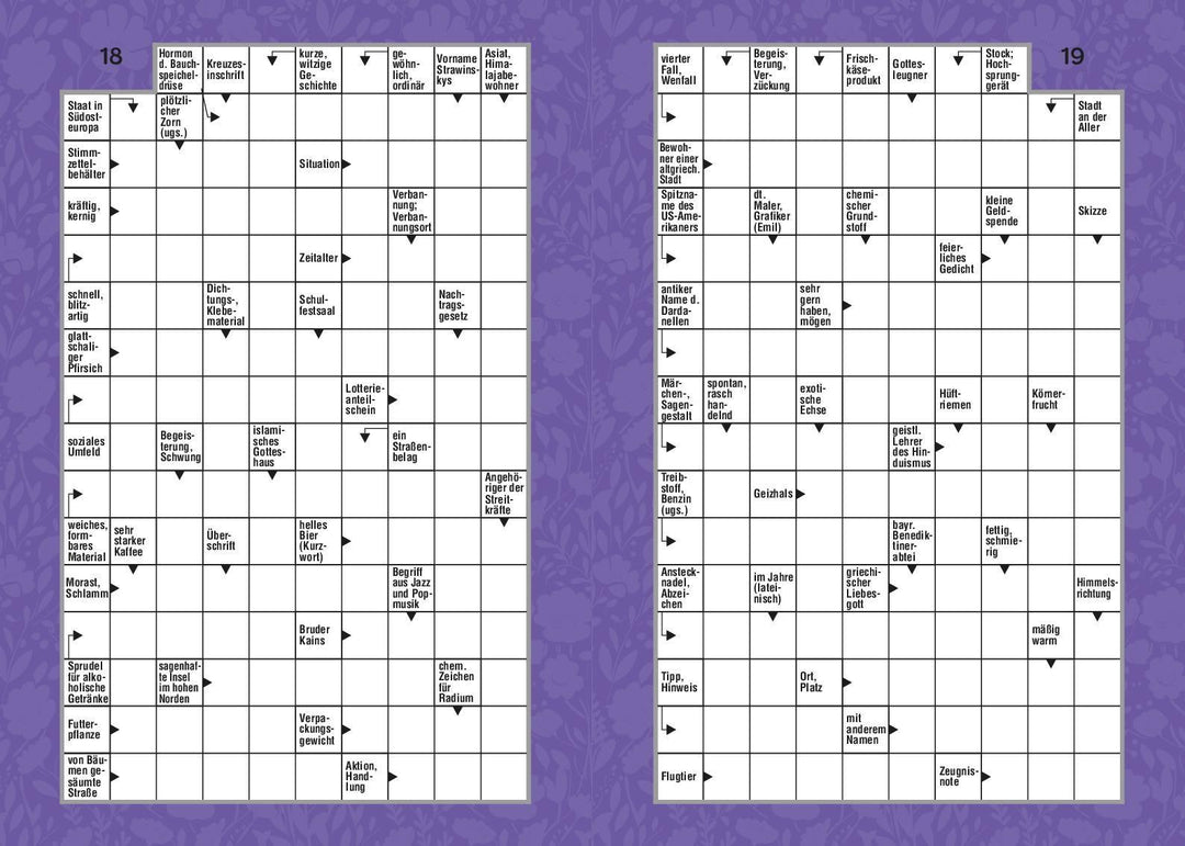 Kreuzworträtsel für zwischendurch | -