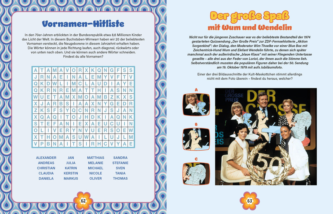 Die 70er Rätselbuch | -