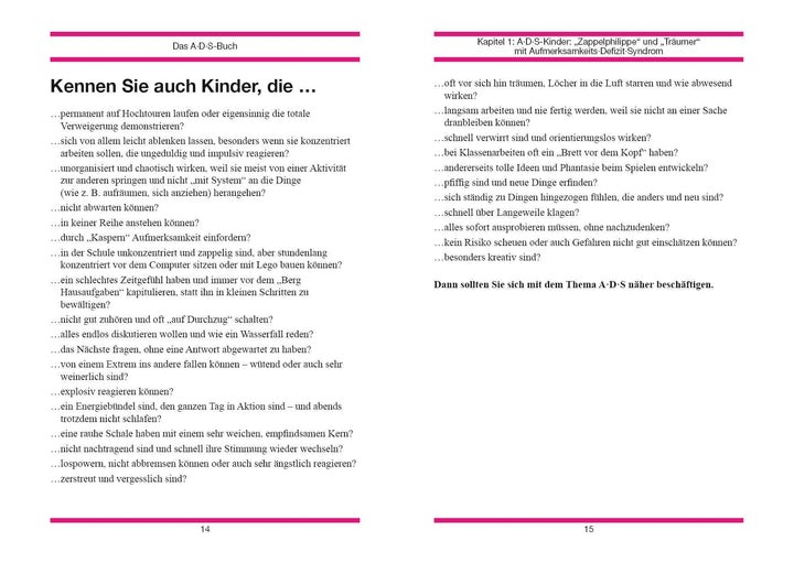 Das A. D. S.-Buch. Aufmerksamkeits-Defizit-Syndrom | Aust-Claus, Elisabeth |...