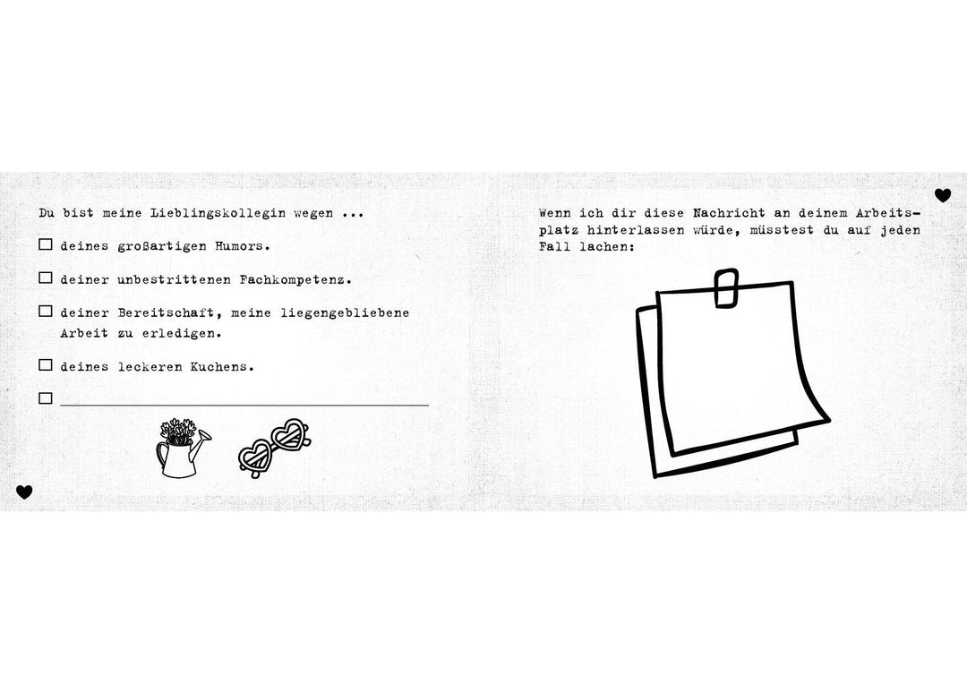 Was ich an dir mag, Lieblingskollegin - Miniversion | Reinwarth, Alexandra