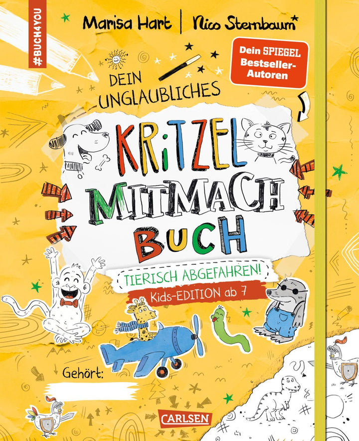 #buch4you: Dein unglaubliches Kritzel-Mitmach-Buch | Hart, Marisa