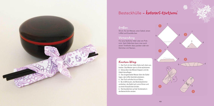 Furoshiki. Ein Tuch - 43 Taschen und Verpackungen: Handtaschen, Rucksäcke, S...