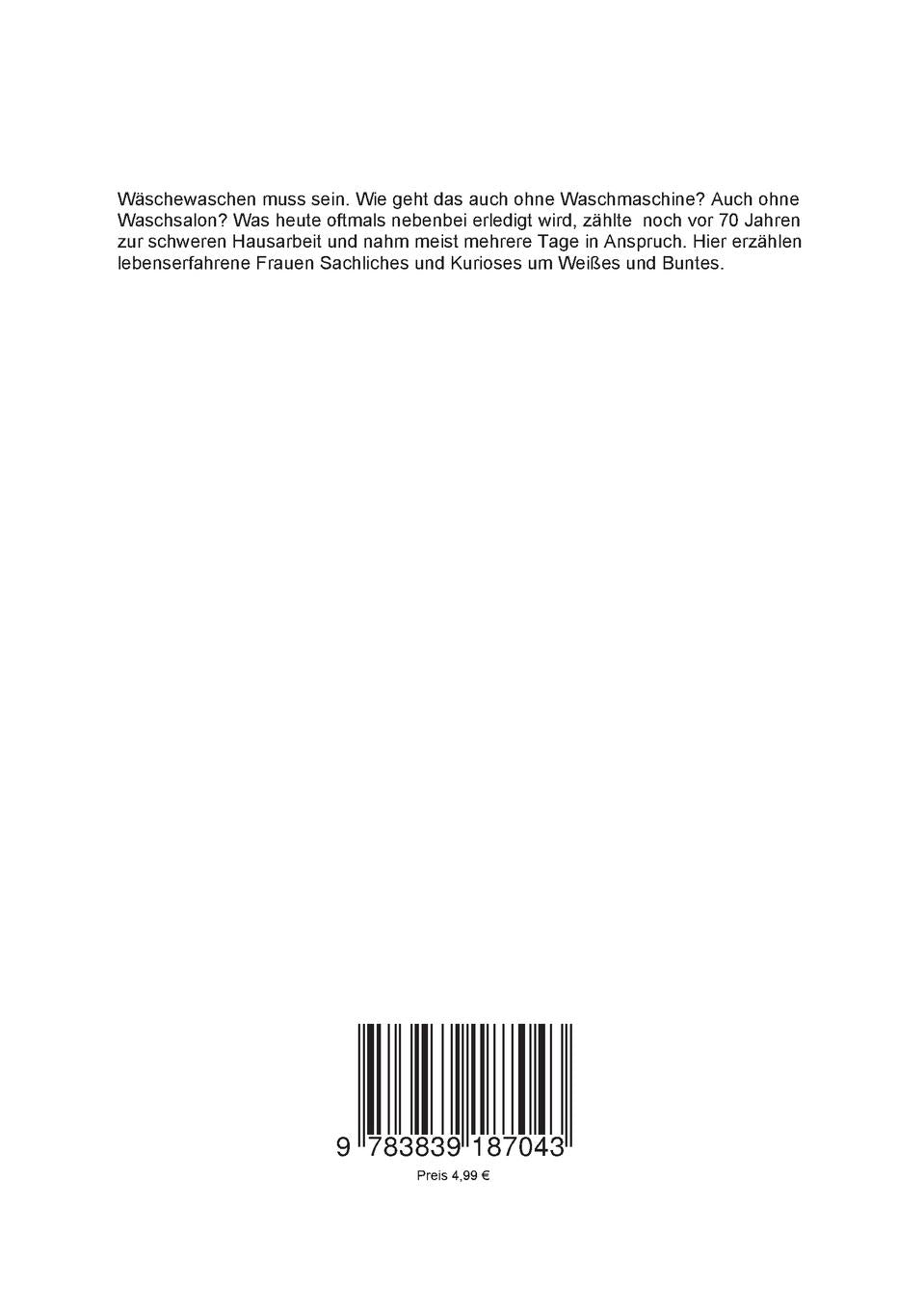 ... und sehet den fleißigen Waschfrauen zu | Hintze, Gertrud | Hörath, Helma