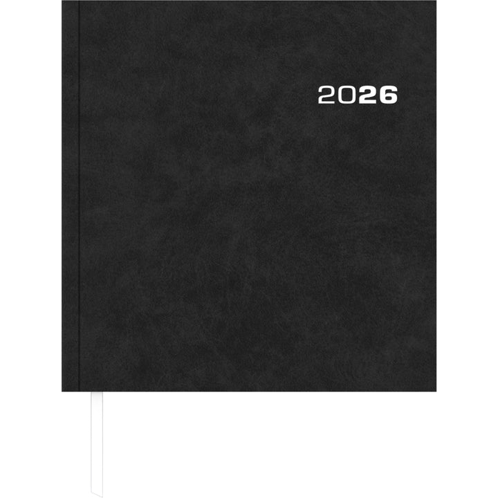 Wochenbuch Sekretär 2026 - Bürokalender 20x21 cm - Farbe: anthrazit - 1 Woch...