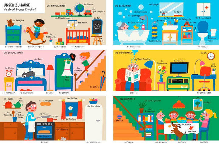 Meine kunterbunte Wörter-Welt: Das Bilderbuch von allen Sachen | -