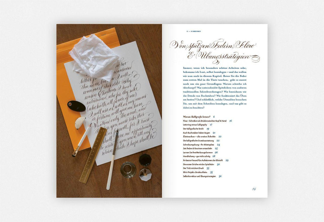 Spitzfederkalligrafie | Weigele, Stefanie