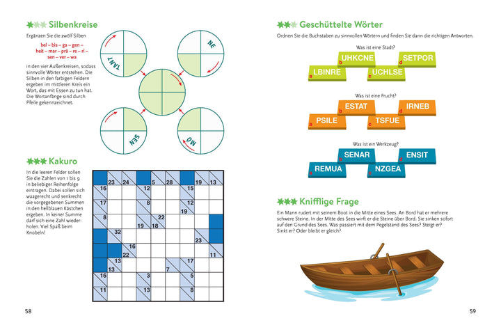 365 x Gedächtnistraining für aktive Rentner | -