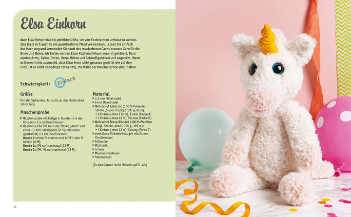 Flauschige Freunde. 12 gehäkelte Tier-Amigurumis aus Plüschwolle | Parker, A...