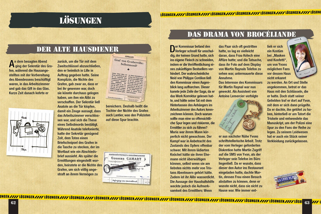 Detective Games - Löse die Fälle! | Guichard, Pascal | Lecreux, Michèle | Ro...