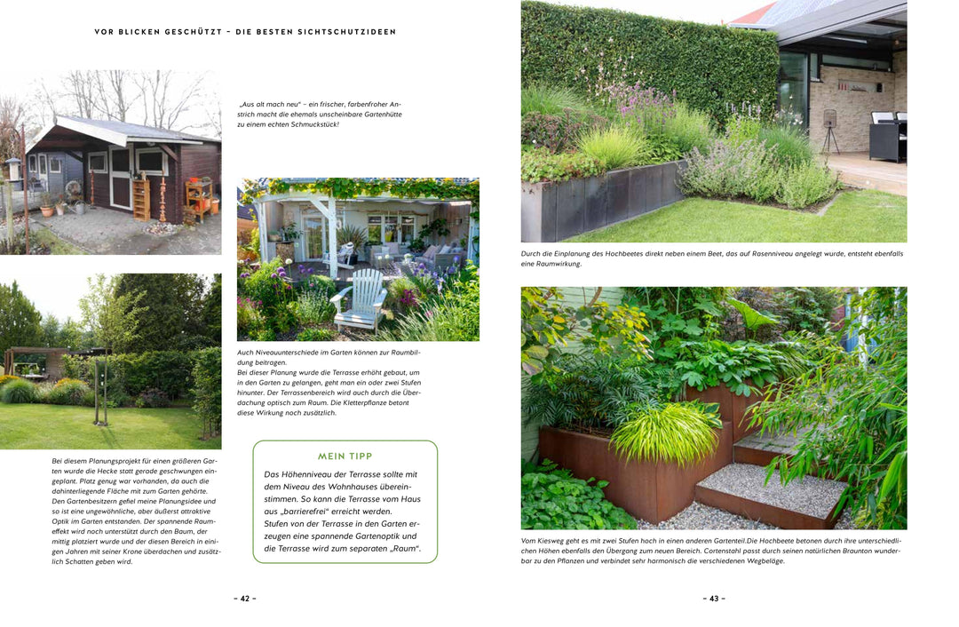 100 Gestaltungsideen für kleine Gärten | Telahr, Britta