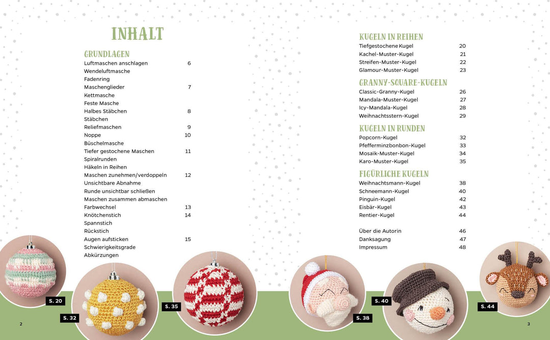 Weihnachtskugeln häkeln | Urbanneck, Linda