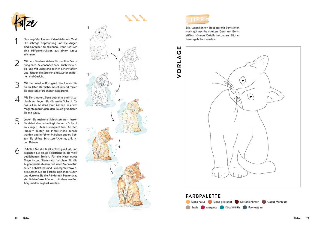 Motivwerkstatt: Aquarell - Tiere | -