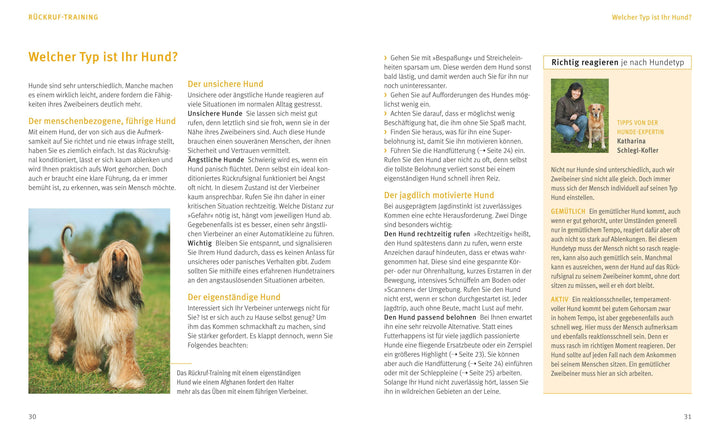 Rückruf-Training für Hunde | Schlegl-Kofler, Katharina