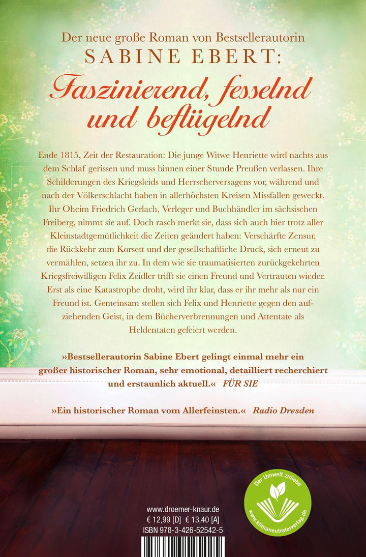 Die zerbrochene Feder | Ebert, Sabine