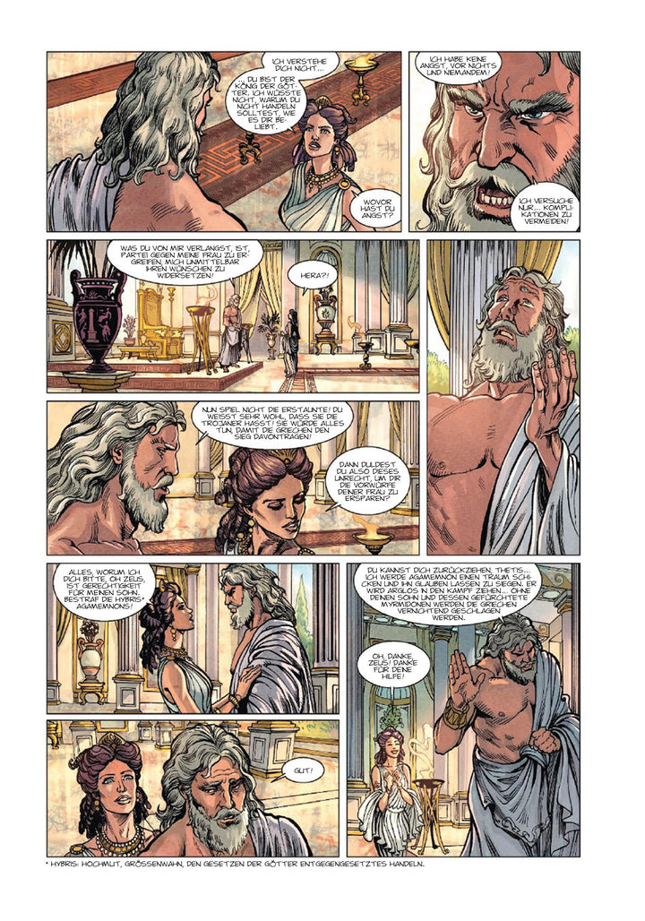 Mythen der Antike: Die Ilias (Graphic Novel) | Ferry, Luc | Bruneau, Clotilde