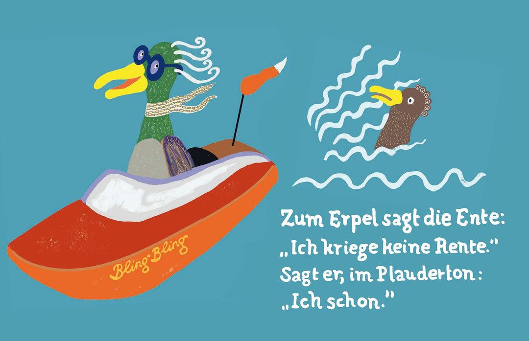 Der Hahn erläutert unentwegt der Henne, wie man Eier legt | Werner, Ella Carina